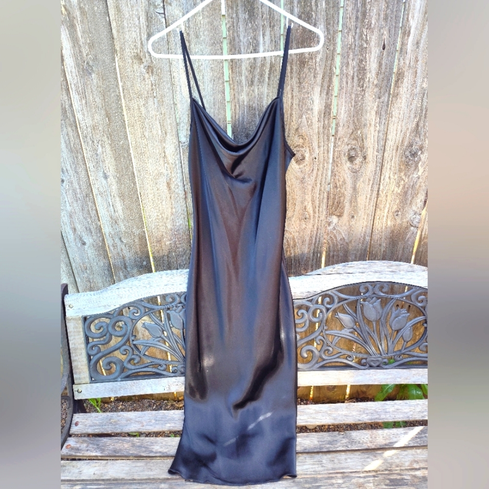 Women's black bebe dress